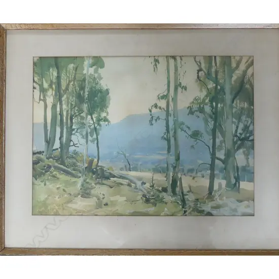 ARNOLD B HERBERT, TREES, PRINT, 470 X 350MM