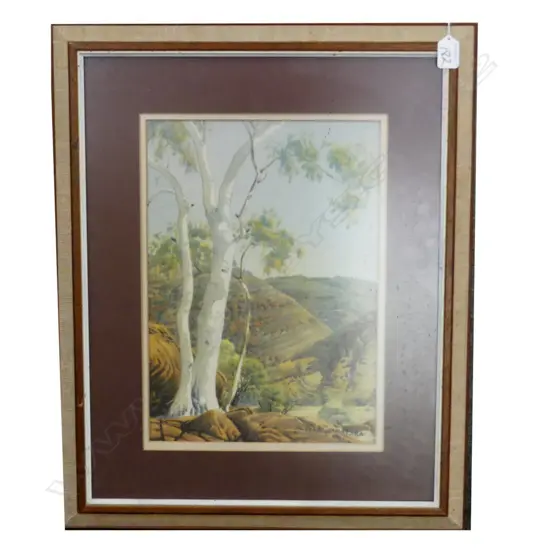 ALBERT NAMATJIRA PRINT "GHOST GUM"