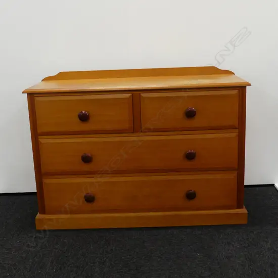 A colonial style kauri chest of drawers