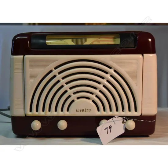 Model ?, by Westco, Brown/White plastic. H.260mm