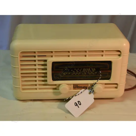 Model RCP, by Ultimate EKCO, Cream Bakelite. H.180mm