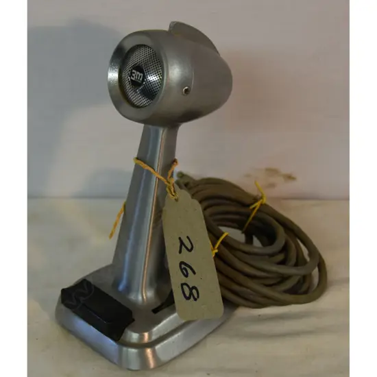 Model 78-920-13206, by 3M, ptt mic on stand. H.200mm