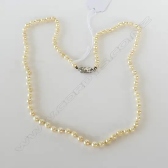 CULTURED PEARL NECKLACE (RETAIL REPLACEMENT $2200)