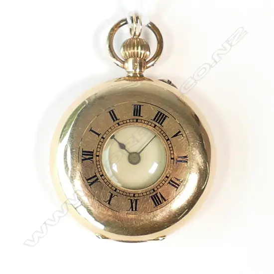 14CT GOLDLADIES 1/2 HUNTER MID SIZE 28GMS