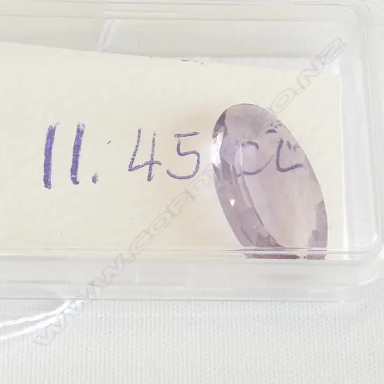 LARGE OVAL CUT AMETHYST 11.45CT
