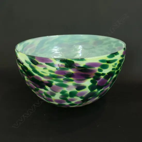 GARY NASH SIGNED STUDIO BOWL 240MM DIA
