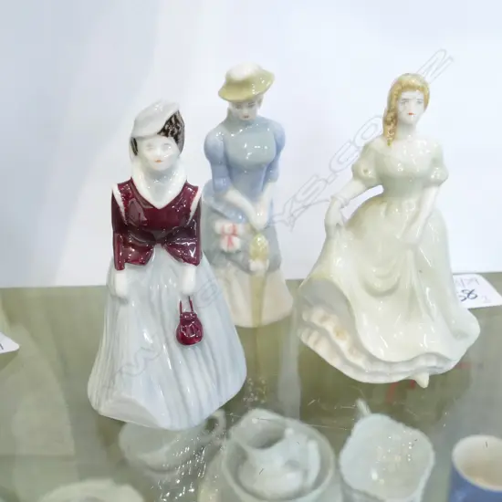 3 WADE' MY FAIR LADIES' FIGURINES, 1990 'REBECCA' 'HANNAH' 'LUCY'