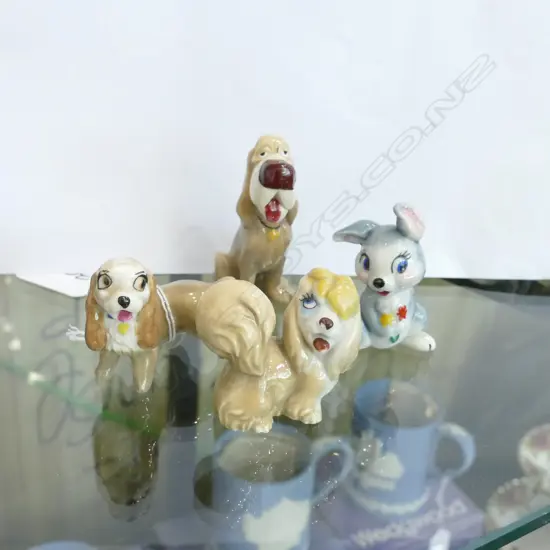 4 WADE DISNEY SERIES, 1956 'PEG' 'LADY' 'TRUSTY' 'THUMPER'