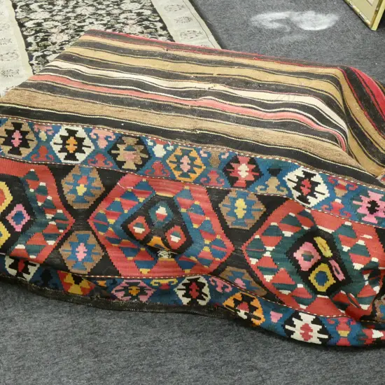 TURKISH ANADOL KELIM CRADLE 1150 X 520 X 370MM H  