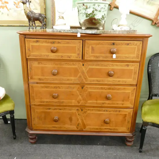 INLAID KAURI SCOTCH CHEST
