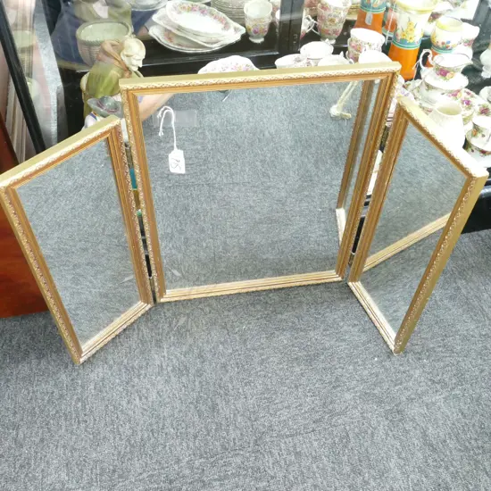 3 FOLD DRESSING TABLE MIRROR 490MM H