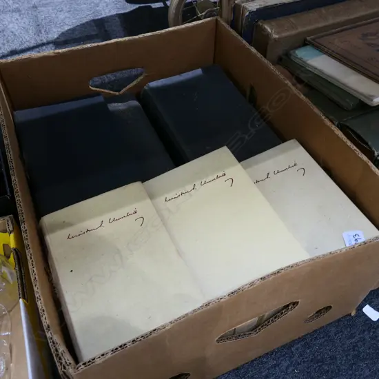 LOT ASSORTED BOOKS WINSTON CHURCHILL 