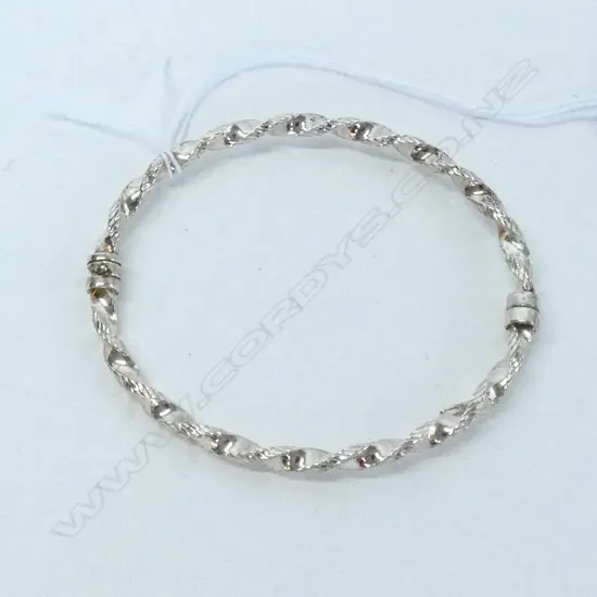 STG SILVER ROPE DESIGN BRACELET