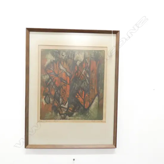 ALISON PICKMERE ENGRAVING DEEP BUSH 16/18 1960 360 X 370 MM