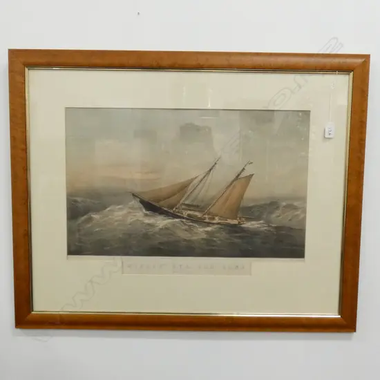 DUTTON LITHOGRAPH 'MIRAGE R.Y.S. 200 TONS' 860 X 690MM