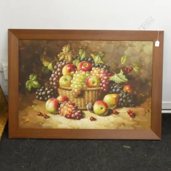 TOM GRANT OIL ON CANVAS STILL LIFE 1020 X 720MM