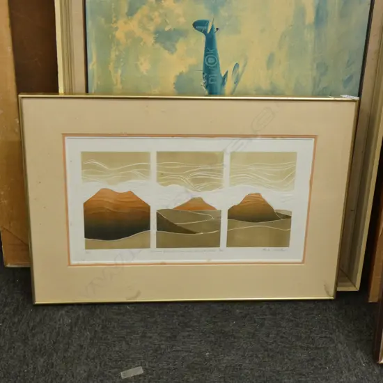 RONA SWALLOW 'ON EACH VOLCANIC CONE..' 17/25 710 x 480MM