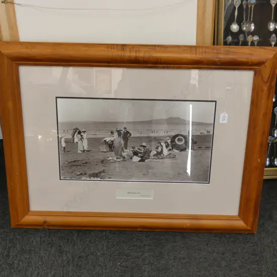 FRAMED PHOTO/PRINT OF MILFORD BEACH 840 X 670 MM