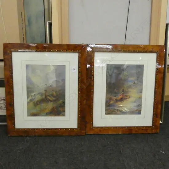 PR PRINTS OF WATERCOLOURS BY JAMES STINTON OF GAME BIRDS