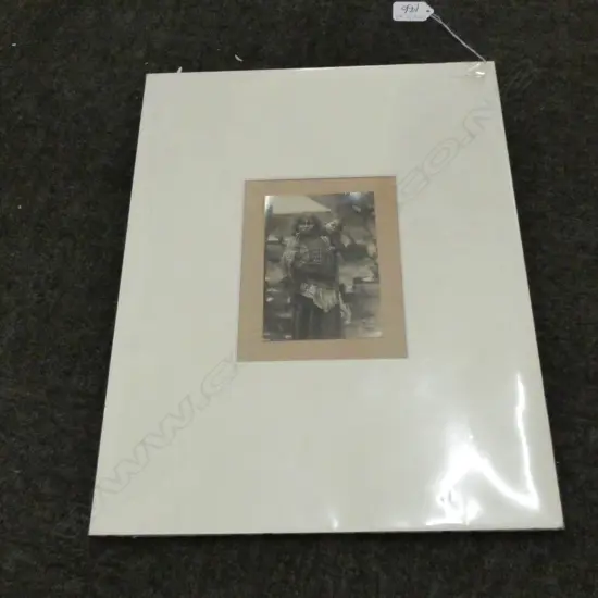 EARLY PHOTOGRAPH OF A MAORI WOMAN AND CHILD  85 X 125 MML