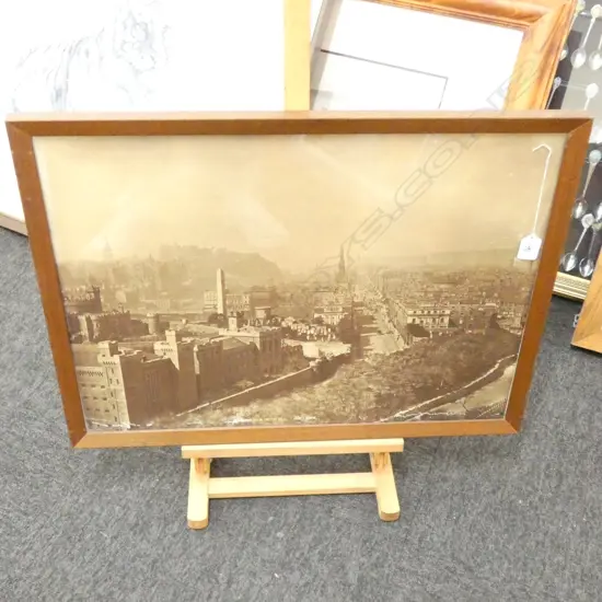 EARLY PHOTOGRAPH OF EDINBURGH SCOTLAND H 480 MM