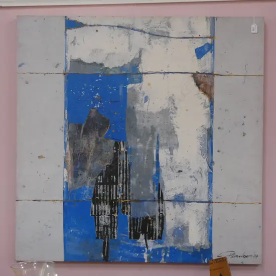 KARIN PLANKER 'ARSENAL II' PRINT ON BOARD 1M SQ