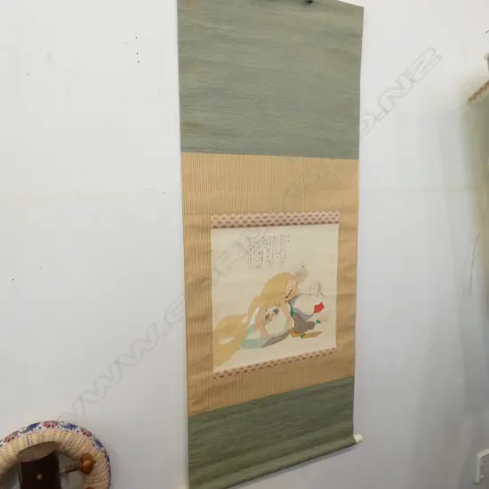 OLD JAPANESE SHUNGA SCROLL