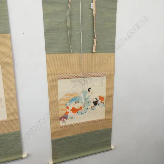 OLD JAPANESE SHUNGA SCROLL