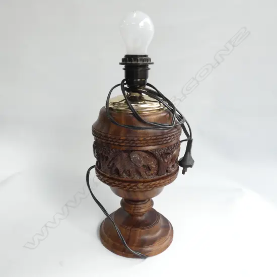 CARVED SIDE LAMP