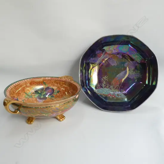 2 LUSTRE BOWLS; MALING & CETEMWARE 255MM DIA