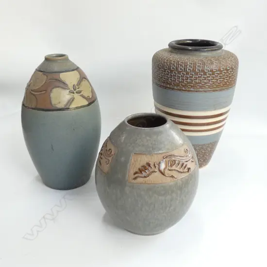 3 EUROPEAN VASES