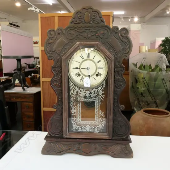 GINGERBREAD CLOCK H. 570MM