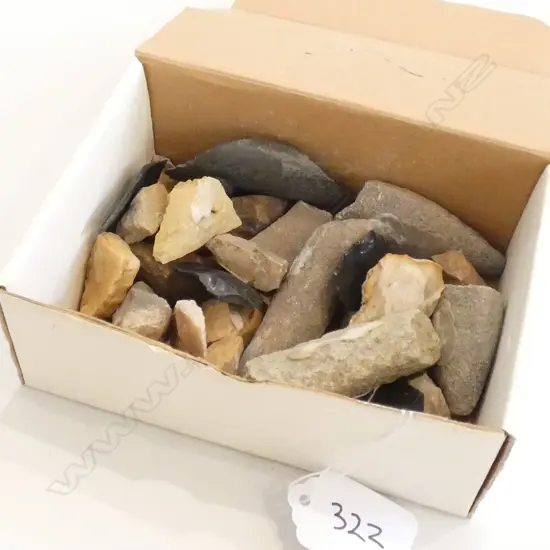 BOX OLD ARTEFACT FRAGMENTS