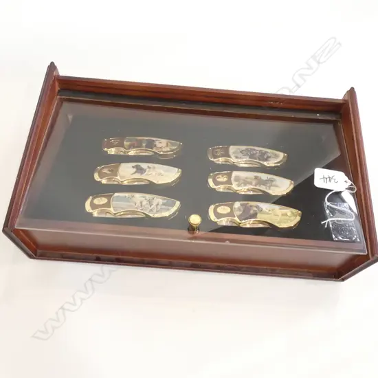 6 CASED F/MINT KNIVES