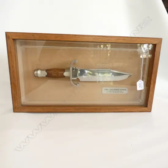 CASED F/MINT JIM BOWIE KNIFE L 490 MM