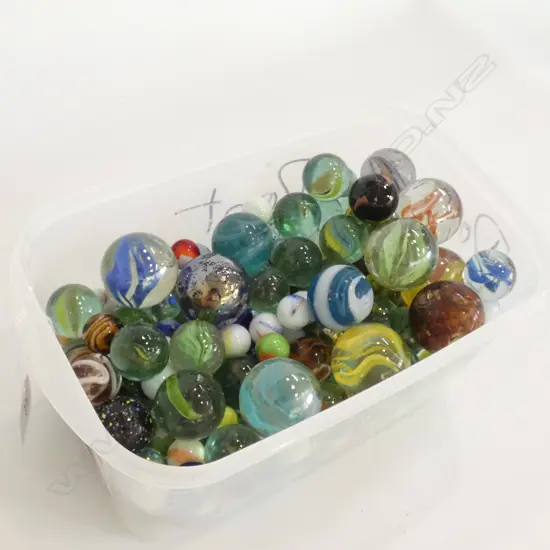 COLLECTION OF MARBLES 