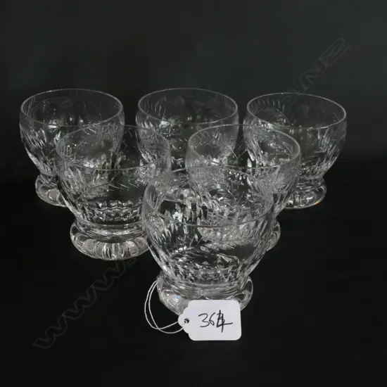 SET OF 6 WEBB CORBETT TUMBLERS H. 75MM