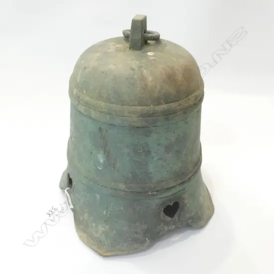 OLD JAPANESE BRONZE/BRASS TEMPLE BELL H.260mm