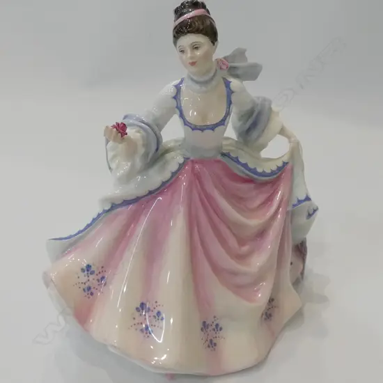 R/DOULTON FIGURINE REBECCA + BOX 