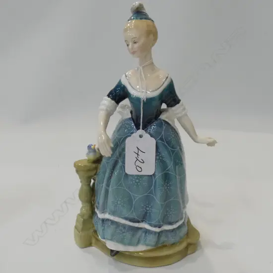 R/DOULTON FIGURINE CLARINDA + BOX 