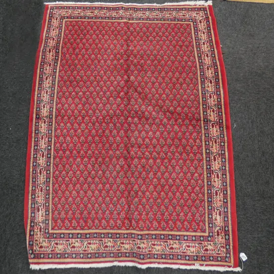SMALL BOTEH PATTERN SAROUGH RUG 154  x 110cm