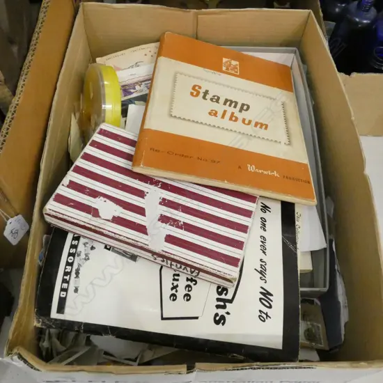 LARGE BOX LOT ASST. STAMPS MOSTLY NZ 