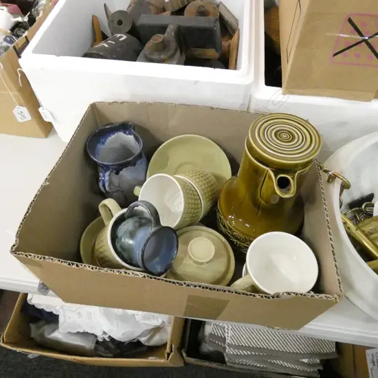 BOX LOT CROWN LYNN ETC