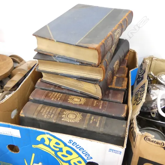 BOX LOT 10x 'THE CENTURY DICTIONARY AND ATLAS' 