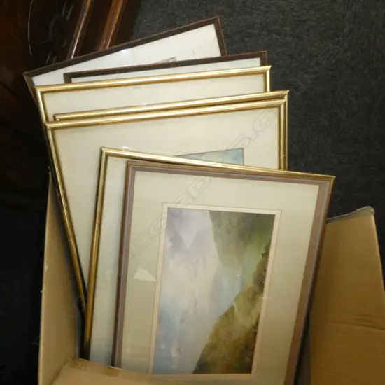 ASST W/COLOURS + FRAMED PRINTS