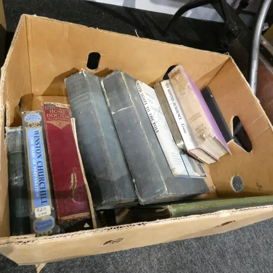BOX LOT ASST. VINTAGE BOOKS