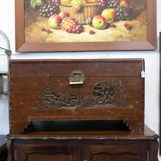 CAMPHOR CHEST W. 730MM