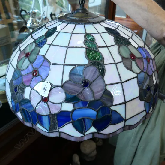 TIFFANY STYLE LIGHT SHADE BULB FITTING AF 500MM DIA