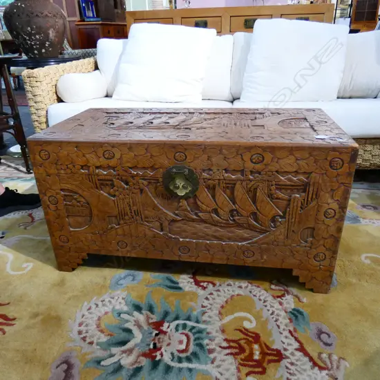 CHAMPHOR WOOD CHEST L 900 MM