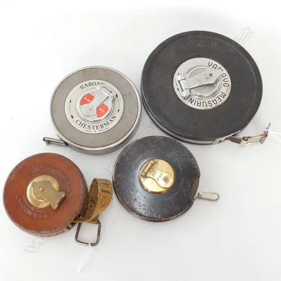 4 TAPE MEASURES; LUFKIN, 2 RABONE, YAMAYO